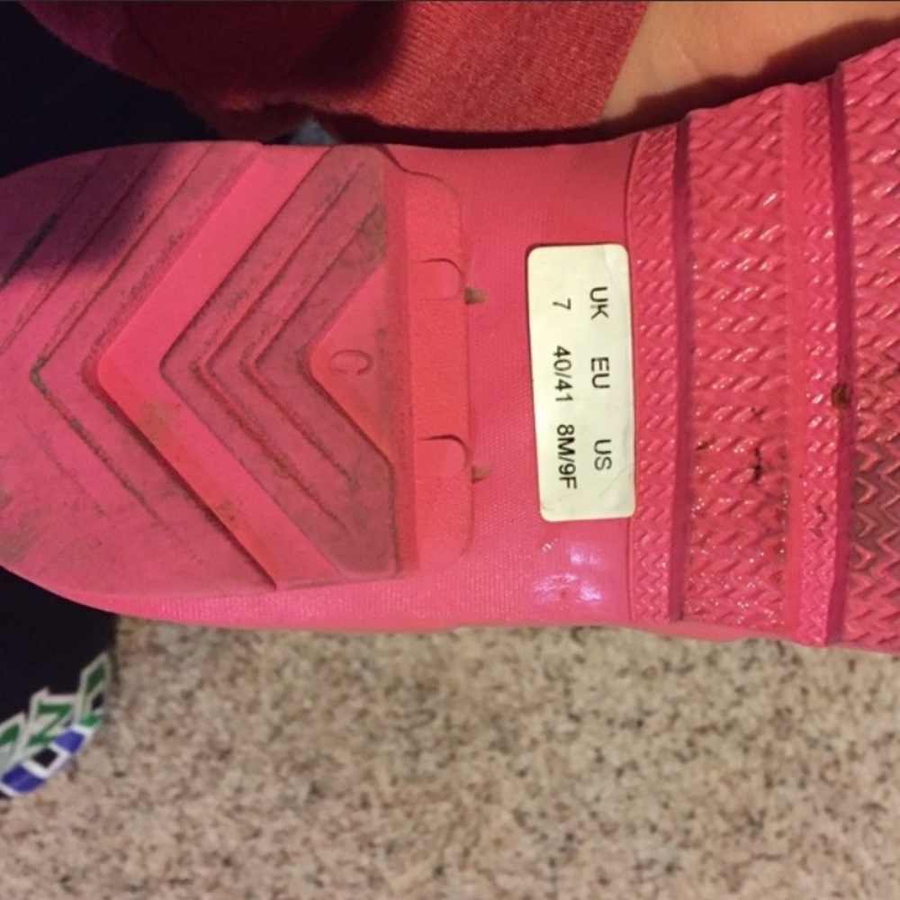 Hunter rain boots